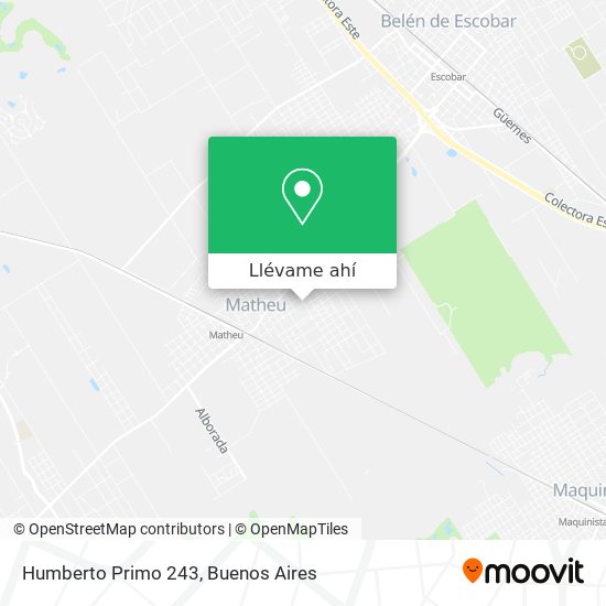 Mapa de Humberto Primo 243