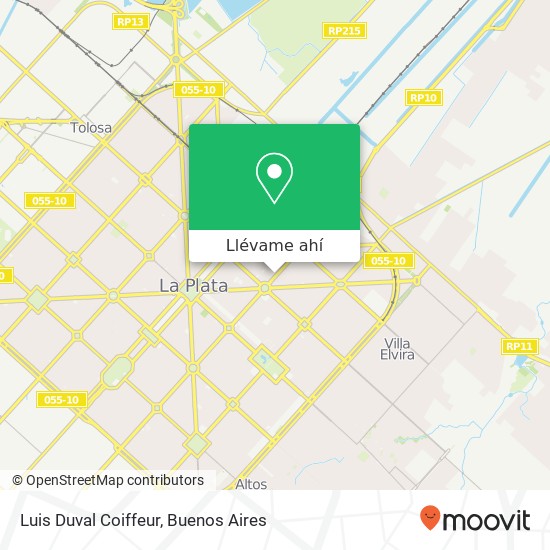 Mapa de Luis Duval Coiffeur