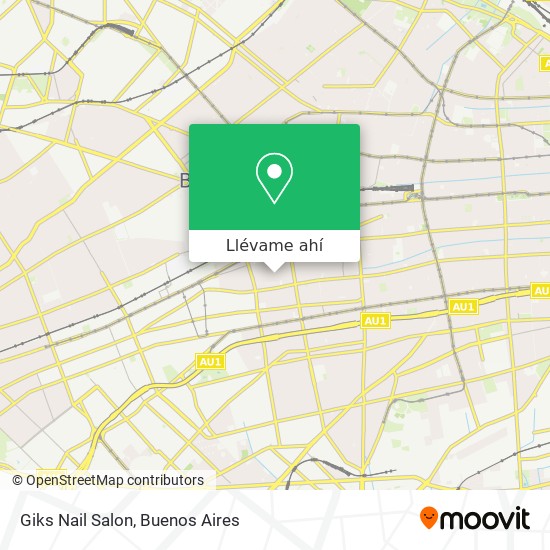 Mapa de Giks Nail Salon