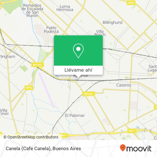 Mapa de Canela (Cafe Canela)