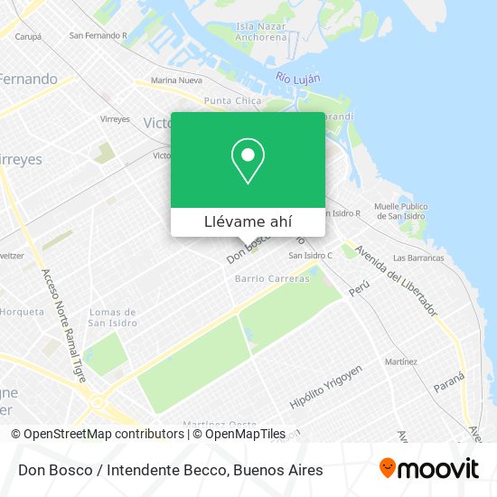 Mapa de Don Bosco / Intendente Becco