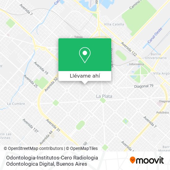 Mapa de Odontologia-Institutos-Cero Radiologia Odontologica Digital