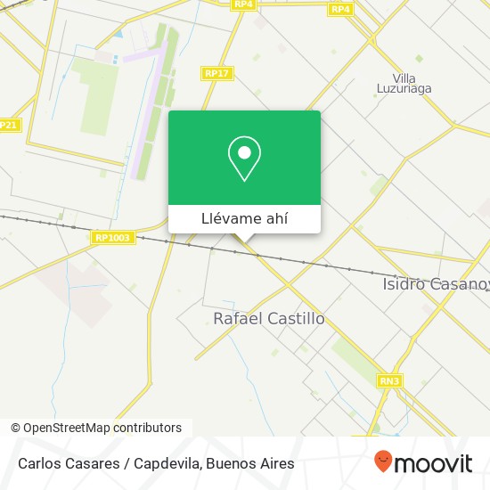 Mapa de Carlos Casares / Capdevila