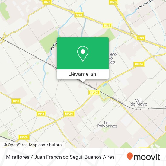 Mapa de Miraflores / Juan Francisco Seguí