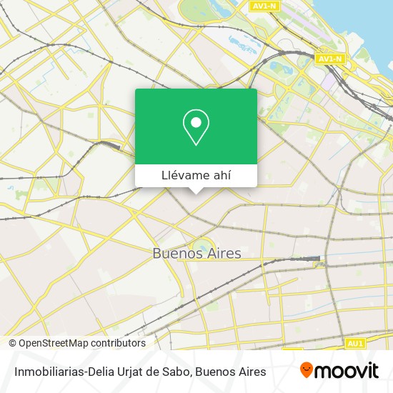 Mapa de Inmobiliarias-Delia Urjat de Sabo