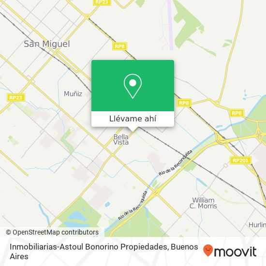 Mapa de Inmobiliarias-Astoul Bonorino Propiedades
