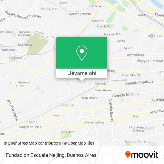 Mapa de Fundacion Escuela Neijing