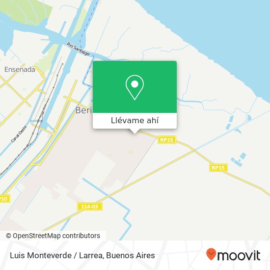 Mapa de Luis Monteverde / Larrea