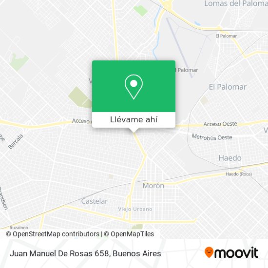 Mapa de Juan Manuel De Rosas 658
