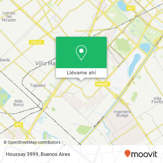 Mapa de Houssay 3999