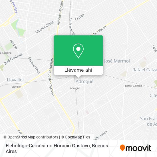 Mapa de Flebologo-Cersósimo Horacio Gustavo