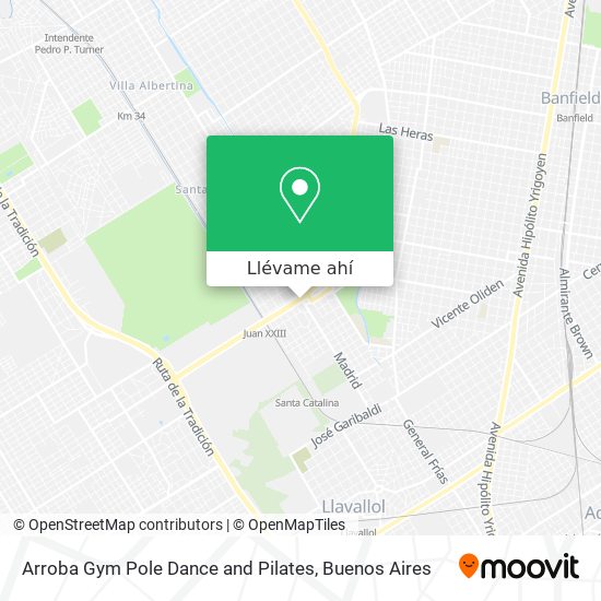 Mapa de Arroba Gym Pole Dance and Pilates