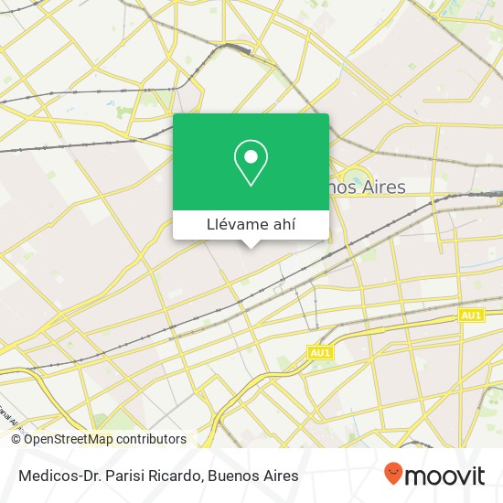 Mapa de Medicos-Dr. Parisi Ricardo