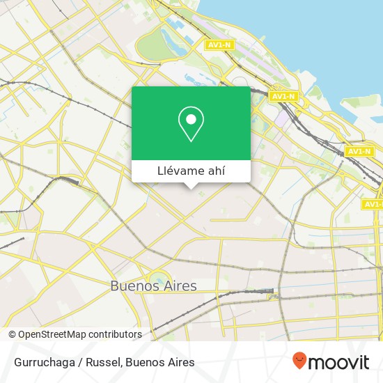 Mapa de Gurruchaga / Russel