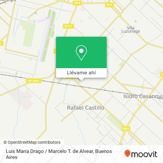 Mapa de Luis María Drago / Marcelo T. de Alvear