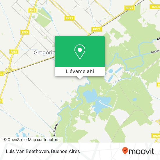 Mapa de Luis Van Beethoven