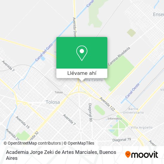 Mapa de Academia Jorge Zeki de Artes Marciales