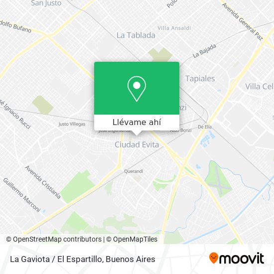Mapa de La Gaviota / El Espartillo