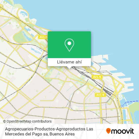 Mapa de Agropecuarios-Productos-Agroproductos Las Mercedes del Pago sa
