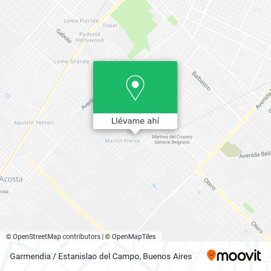 Mapa de Garmendia / Estanislao del Campo