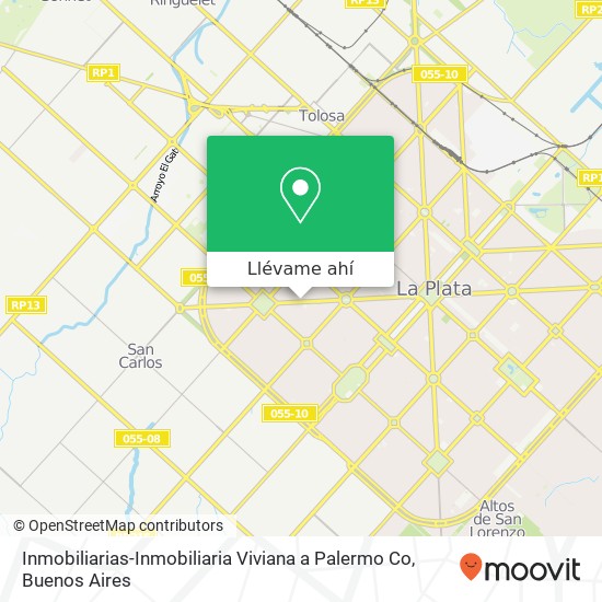 Mapa de Inmobiliarias-Inmobiliaria Viviana a Palermo Co