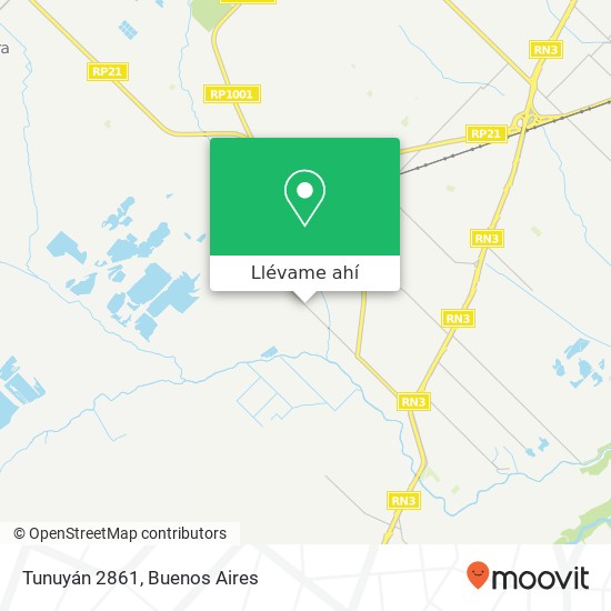 Mapa de Tunuyán 2861