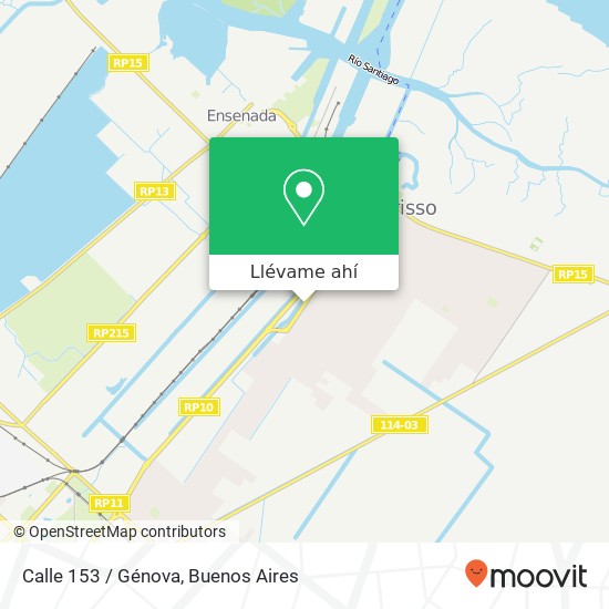 Mapa de Calle 153 / Génova
