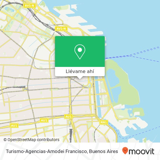 Mapa de Turismo-Agencias-Amodei Francisco