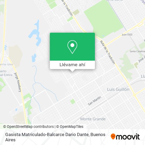 Mapa de Gasista Matriculado-Balcarce Dario Dante