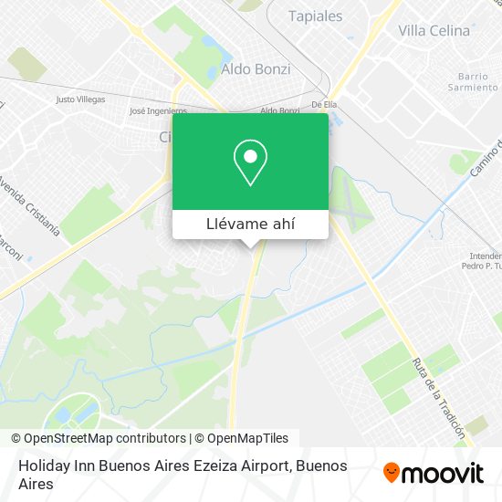 Mapa de Holiday Inn Buenos Aires Ezeiza Airport