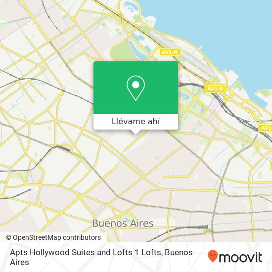 Mapa de Apts Hollywood Suites and Lofts 1 Lofts