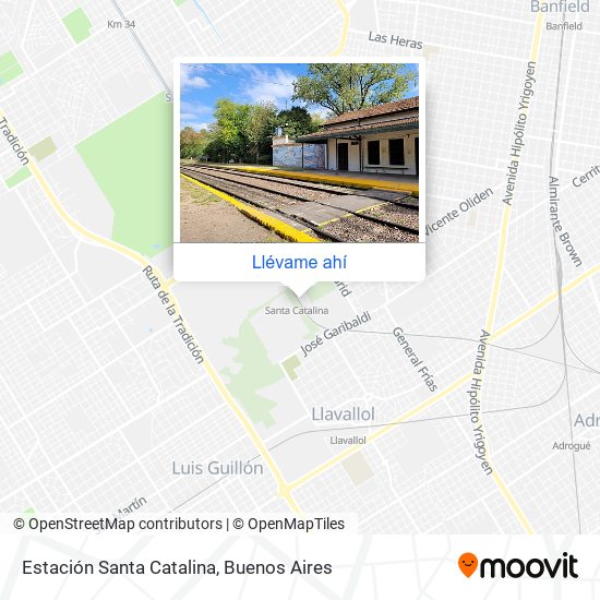 Mapa de Estación Santa Catalina