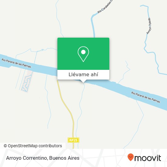 Mapa de Arroyo Correntino