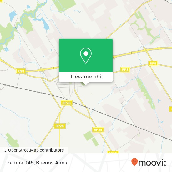 Mapa de Pampa 945