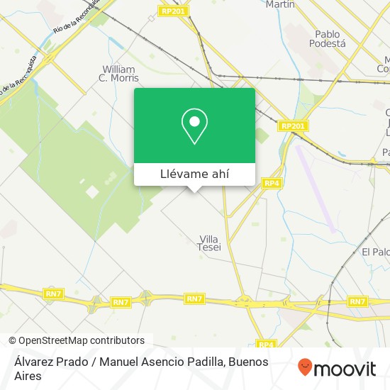 Mapa de Álvarez Prado / Manuel Asencio Padilla