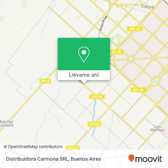 Mapa de Distribuidora Carmona SRL