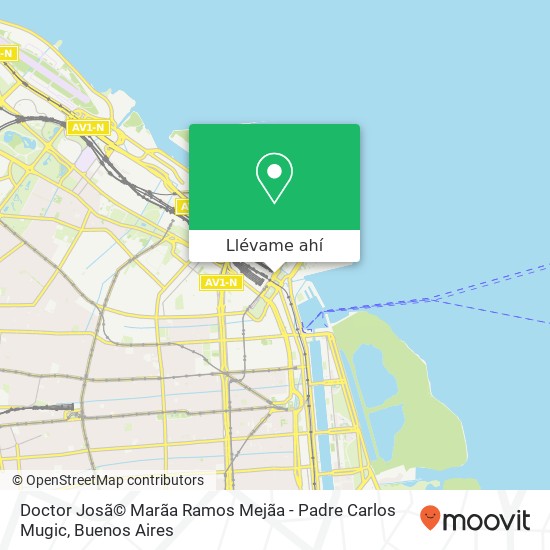Mapa de Doctor Josã© Marã­a Ramos Mejã­a - Padre Carlos Mugic