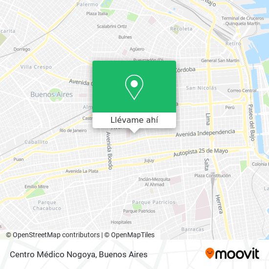 Mapa de Centro Médico Nogoya