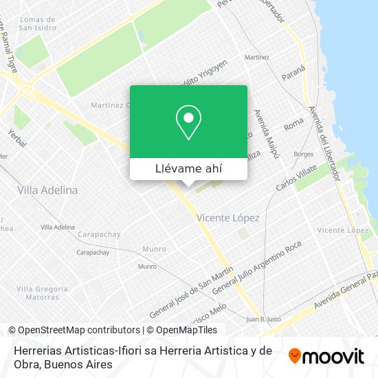 Mapa de Herrerias Artisticas-Ifiori sa Herreria Artistica y de Obra