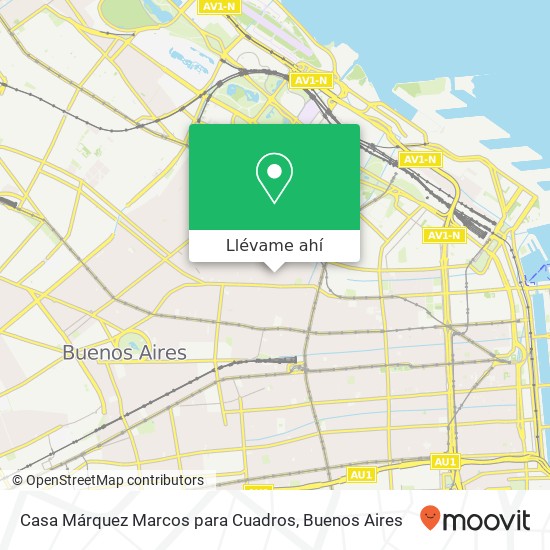 Mapa de Casa Márquez Marcos para Cuadros