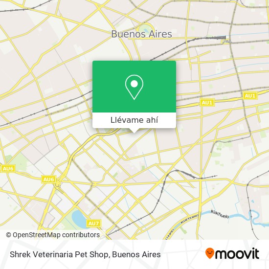 Mapa de Shrek Veterinaria Pet Shop