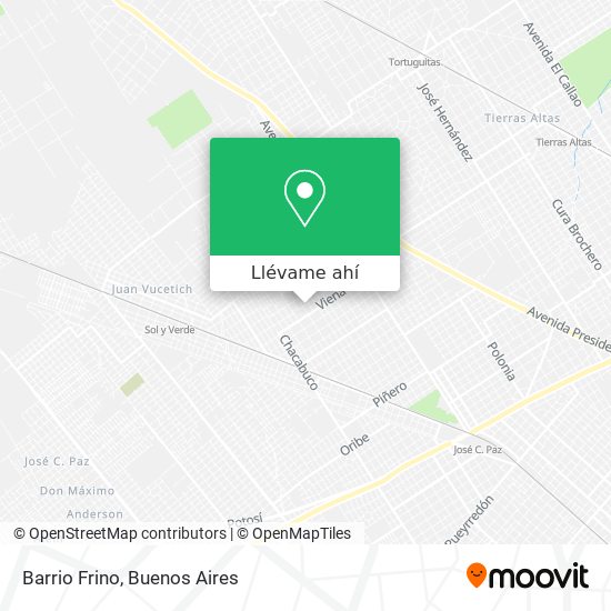 Mapa de Barrio Frino