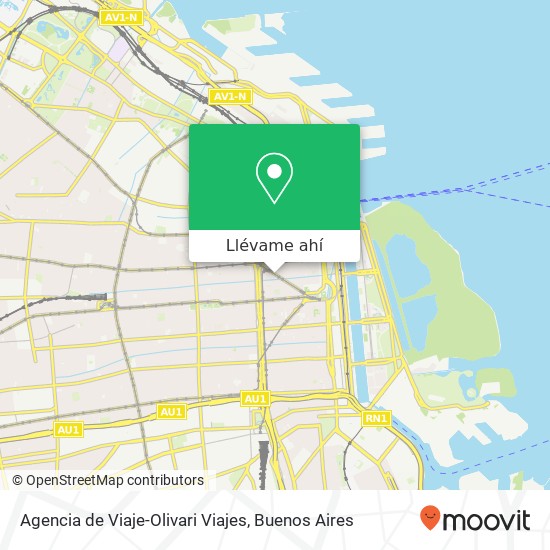 Mapa de Agencia de Viaje-Olivari Viajes