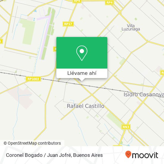 Mapa de Coronel Bogado / Juan Jofré
