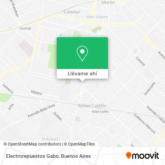 Mapa de Electrorepuestos Gabo