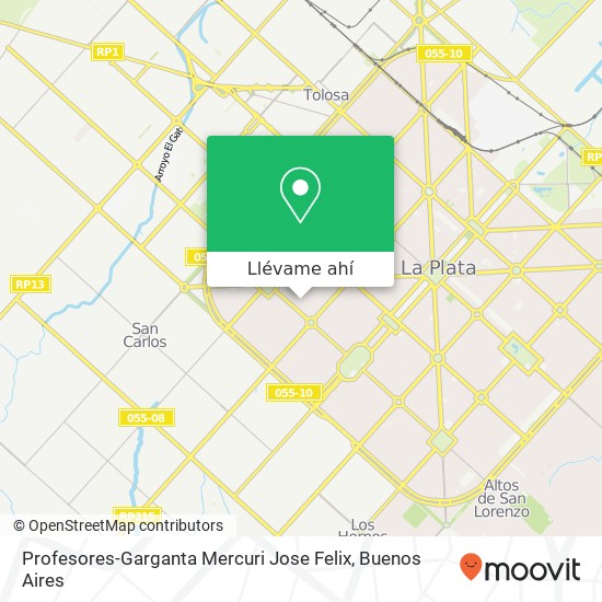 Mapa de Profesores-Garganta Mercuri Jose Felix