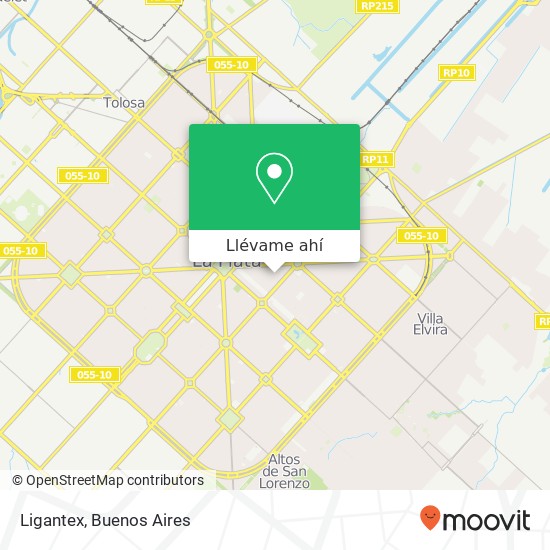 Mapa de Ligantex