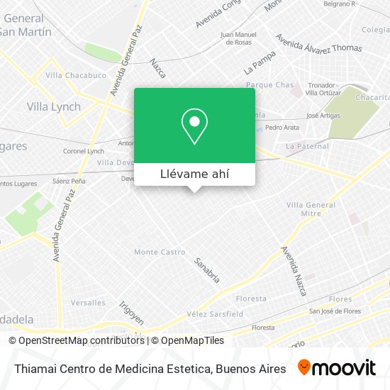 Mapa de Thiamai Centro de Medicina Estetica