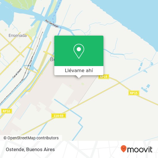 Mapa de Ostende