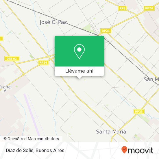 Mapa de Díaz de Solís